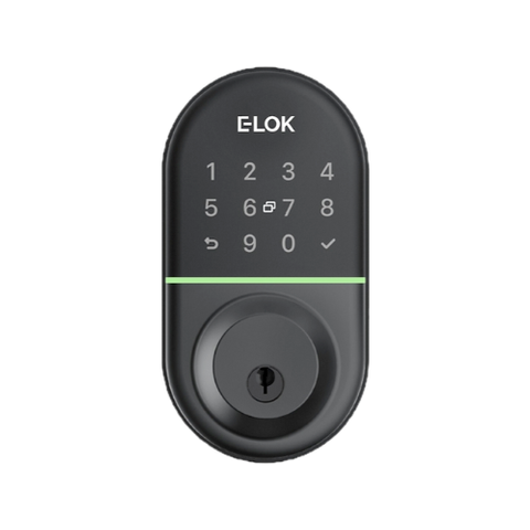 E LOK 505 ELECTRONIC DEADBOLT BLACK