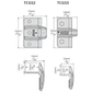 TRU CLOSE GATE STOP - METAL / WOOD / VINYL