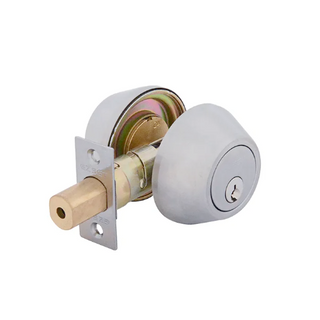 EZSET DOMESTIC DEADBOLT DOUBLE CYLINDER SS - HOLDING