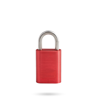 PADLOCK ALUMINIUM RED 19mm OPENING