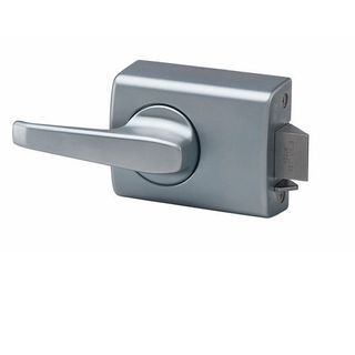 LOCKWOOD 002 AUTO DEADLATCH 1 CYL W/ LEVER OPEN OUT STRIKE SC