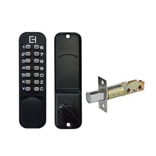 MECHANICAL DIGITAL DEADBOLT BLACK