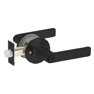 LOCKWOOD SYMMETRY DOMESTIC ENTRANCE LEVER SET BLACK