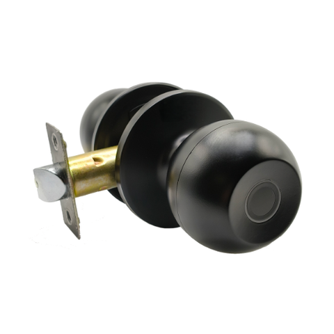 ELECTRONIC FINGERPRINT ENTRANCE KNOB SET BLACK