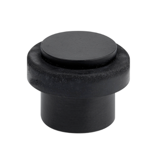 SYLVAN FLOOR MOUNTED DOOR STOP 40mm  x 40mm BLACK