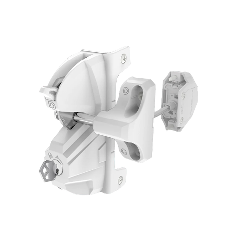 LOKK LATCH DELUXE - DOUBLE LOCKING WHITE