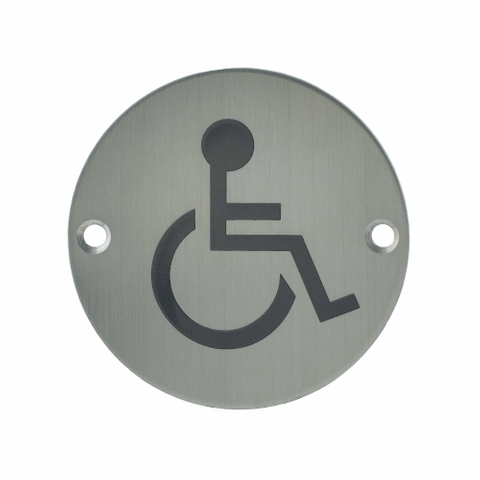 MNC ROUND SIGN - DISABLED