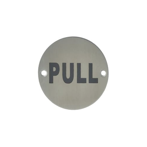 MNC ROUND SIGN - PULL
