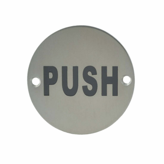 MNC ROUND SIGN - PUSH