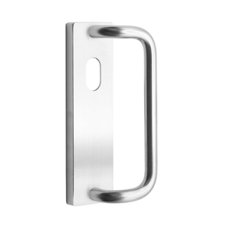 MNC WIDE LONG PLATE EXT PULL HANDLE WITH CYL HOLE