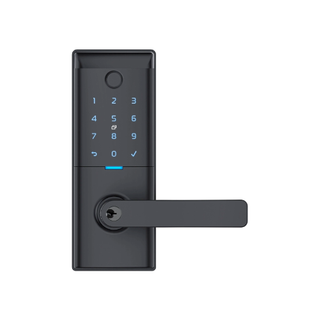SCHLAGE ASCENT SMART ENTRANCE LEVER LOCK BLACK