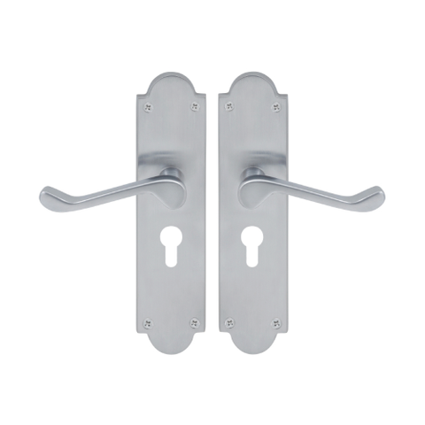 VICTORIAN LONGPLATE LEVERSET EURO PB