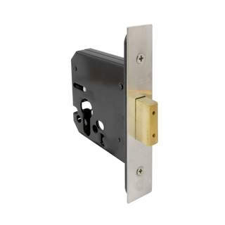 MORTICE LOCK EURO DEADBOLT 57mm BACKSET SS