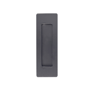 SLIDING DOOR FLUSH PULL 96mm BLACK
