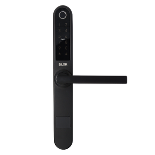 E LOK 707 ELECTRONIC SMART LOCK H/SET (ONLY) WITH FINGERPRINT BLACK