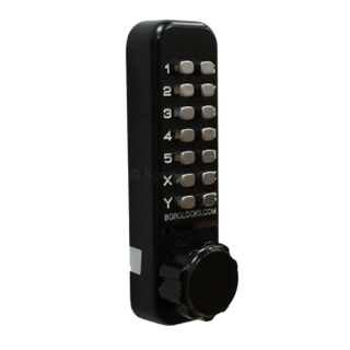 BORG MARINE GRADE DIGITAL LOCK DOUBLE KEY PAD (with covers) BLACK