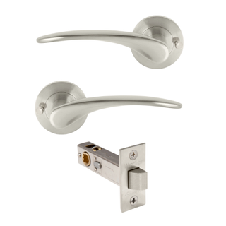WINDSOR ASTRON APOLLO DOMESTIC PRIVACY LEVER SET BN