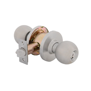 EZSET COMMERCIAL STOREROOM KNOB SET 70 SS