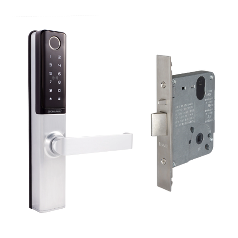 SCHLAGE ENCORE FIRE RATED SMART LOCK WITH 990 / 991 SILVER