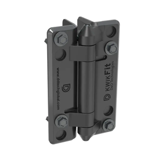 KWIK-FIT PIVOTING HINGE NO SPRING (PAIR) BLACK