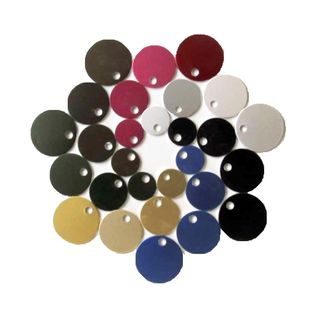 SO - ALUM DISC 1 1/8 WHITE (CUSTOM COLOUR) 29mm - CLEARANCE