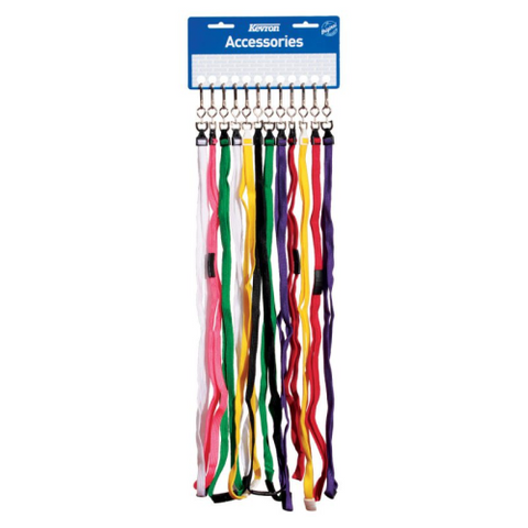 KEVRON LANYARD W/ SAFETY CLIP - CARD OF 12