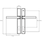 ACACIA HANDLE SET STANDARD LOCKING - POPULAR COLOURS
