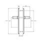 ACACIA HANDLE SET STANDARD LOCKING - POPULAR COLOURS