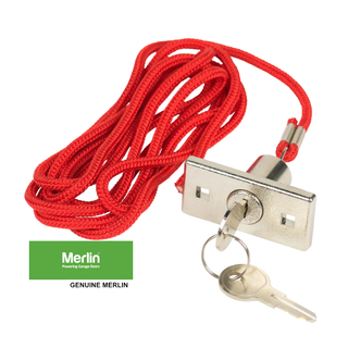 1702E GENUINE MERLIN KEY OPERATED ROPE GARAGE DOOR RELEASE