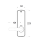 YALE FIRE RATED UNITY ELECTRONIC ENTRANCE LOCK (TRI LOCK REPLACEMENT)