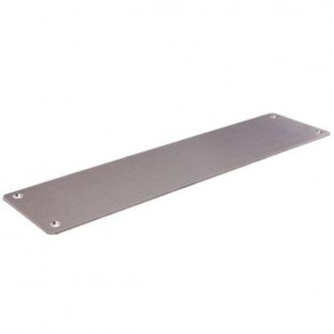FIRE RATED PUSH PLATE INTERNAL PLAIN  300 x 65mm