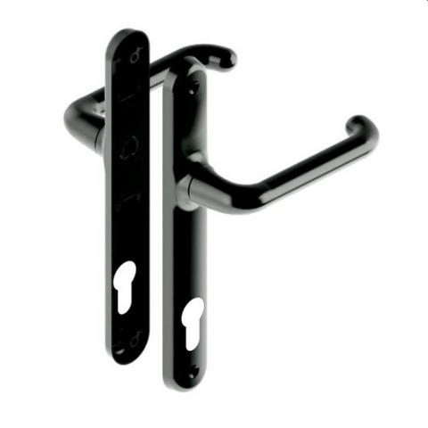 VERONA HANDLE SET DBL/CYL BLACK