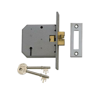 UNION SLIDING DOOR LOCK 3 LEVER 76mm CASE PB