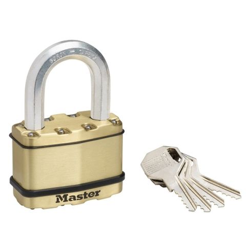 MASTER PADLOCK LAMINATED 52mm - 25mm SHACKLE