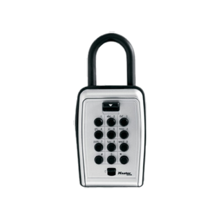MASTER LOCK BOX PUSH BUTTON W/ SHACKLE W/COVER