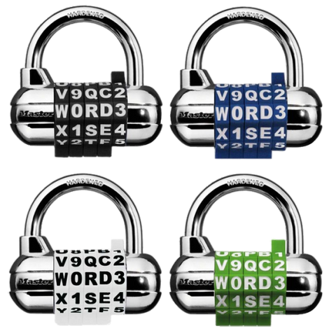 MASTER PADLOCK COMBINATION - ALPHA / NUMERIC