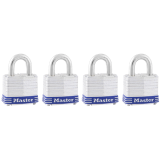 MASTER PADLOCK LAMINATED 40mm 4 PACK KA