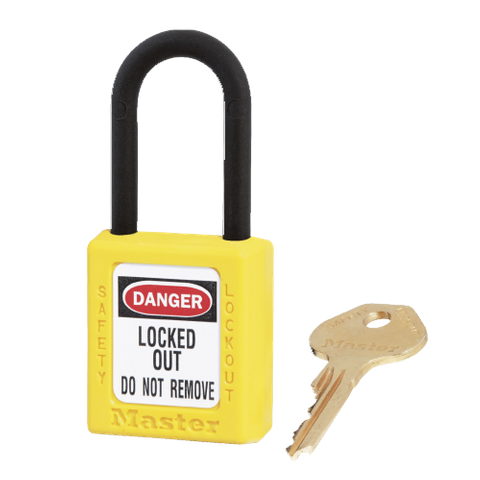 MASTER SAFETY LOCKOUT PADLOCK NON SPARK KD (YELLOW)