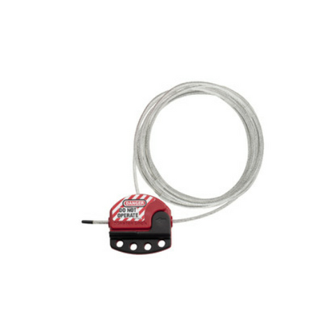 MASTER SAFETY ADJUSTABLE CABLE LOCKOUT 4.5M x 4mm