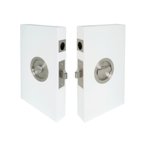 CAVITY LOCK TOILET  PRIVACY KIT - ROUND SS