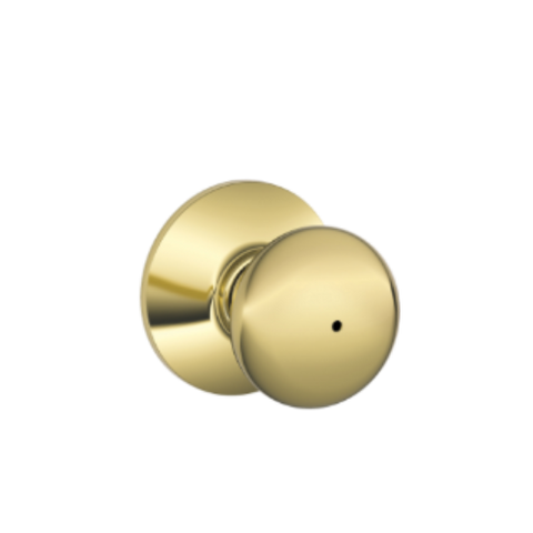 SCHLAGE F40 PLYMOUTH PRIVACY KNOB SET PB