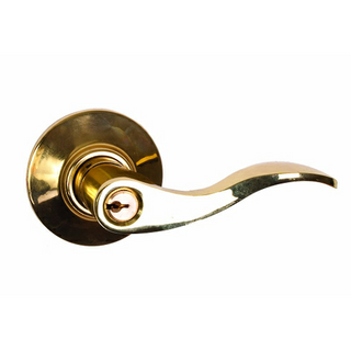 SYLVAN SEATTLE LEVER HANDLE  LH ENTRANCE PB