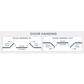 SO - SYLVAN SEATTLE DOMESTIC LEVER SET  LH ENTRANCE PB - LAST STOCKS