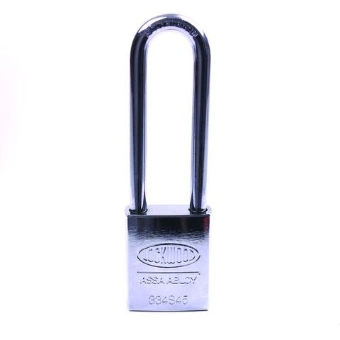 LOCKWOOD 334 PADLOCK 45mm CASE HARDENED STEEL 90mm OPENING KA