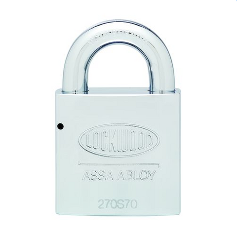 LOCKWOOD 270S PADLOCK 70mm MAXIMUM SECURITY 25mm OPENING KD