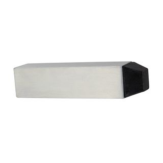 DOORSTOP 80mm SQUARE - SKIRTING MOUNT SC