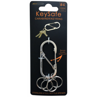 KEYSAFE OVAL SILVER