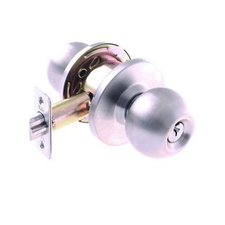 COMMERCIAL ENTRANCE LOCK 6P 70mm SS BOXED