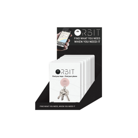 ORBIT KEY FINDER TAG DISPLAY - BLUETOOTH TRACKER (9PCS)