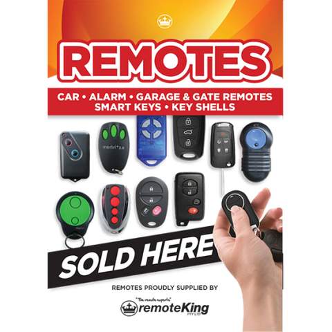 POSTER - A1 - REMOTES SOLD HERE
